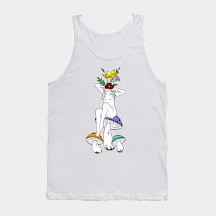 Mushroom Sittin Tank Top